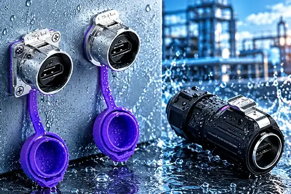What Are the Best Cable Types for an LP24 Waterproof USB Connector?